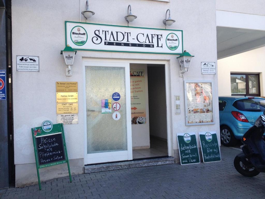 Stadtcafe Pension Grünstadt Kültér fotó